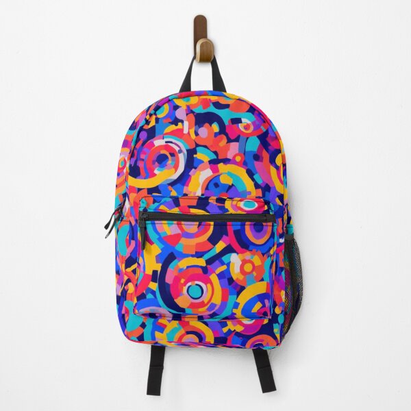 Item preview, Colourful Abstract Geometric Spiral Pattern – Bold Psychedelic Retro Art designed and sold by My Gluten Free Life UK.