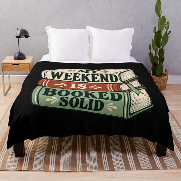 Item preview, Book Lover - My Weekend Is Booked Solid designed and sold by Good Mood Foundry.
