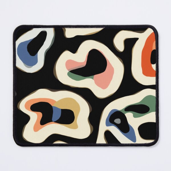 Item preview, Retro Abstract Organic Shapes Pattern – Mid Century Modern Colourful Art designed and sold by My Gluten Free Life UK.