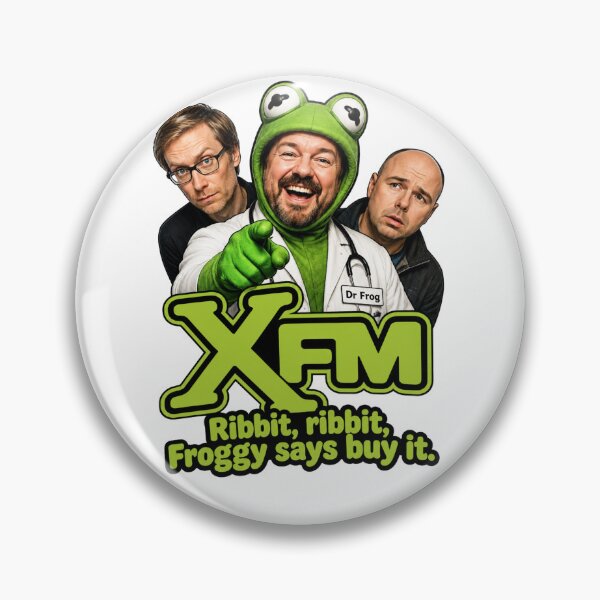 Item preview, XFM - Ricky Gervais Show: Memorable Moments - Ricky's Radio Promo for XFM as Dr.Frog designed and sold by LoveSomethingDifferent.