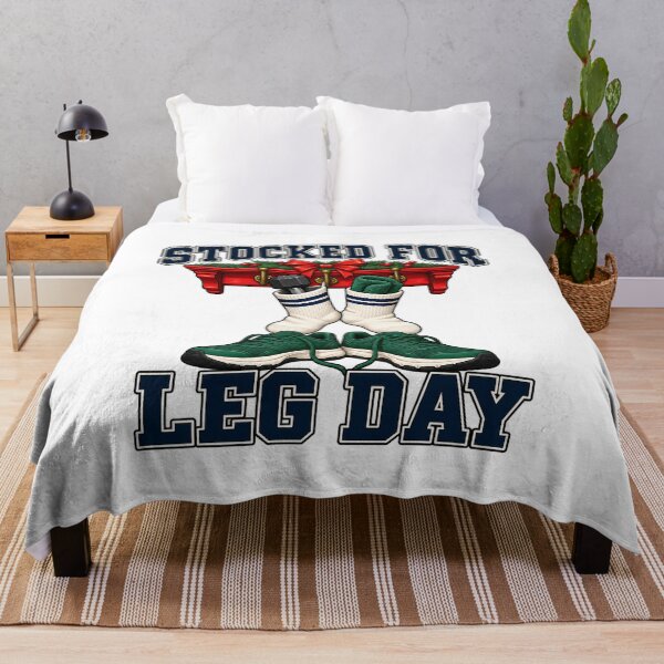 Item preview, Stocked for Leg Day Holiday Gym Socks designed and sold by TeNovaStudio.