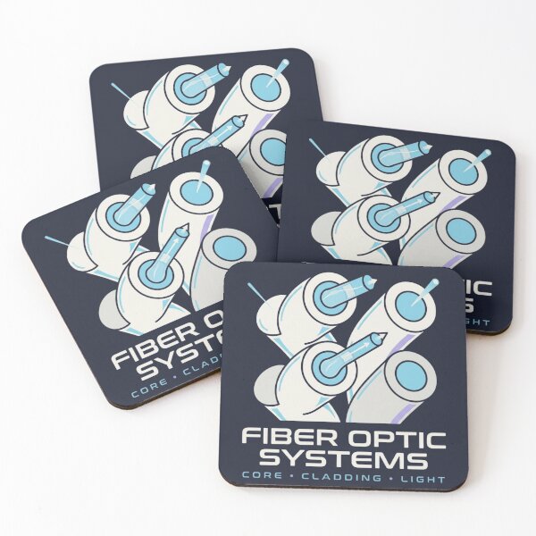 Item preview, : Fiber Optic Systems Core Cladding Light Graphic designed and sold by Amr Darwish Graphic designer.