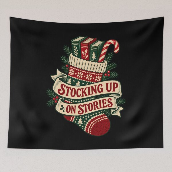 Item preview, Christmas Reader - Stocking Up on Stories designed and sold by Good Mood Foundry.
