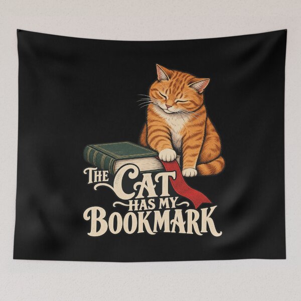 Item preview, Cat Reader - The Cat Has My Bookmark designed and sold by Good Mood Foundry.