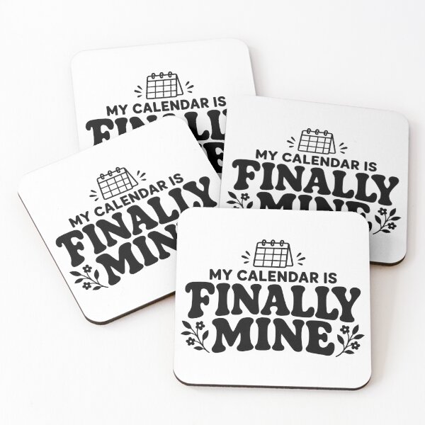 Item preview, My Calendar Is Finally Mine – Retirement Humor designed and sold by Loyaltees Apparel.