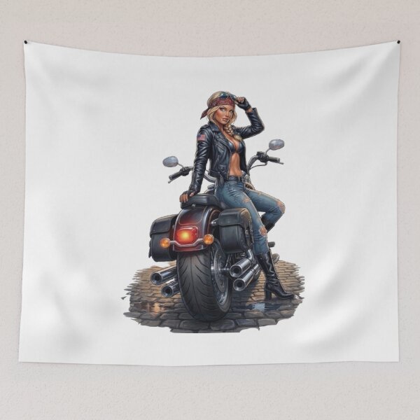 Item preview, "Biker Rebels: The Feminine Elegance" designed and sold by CHRIST5000.
