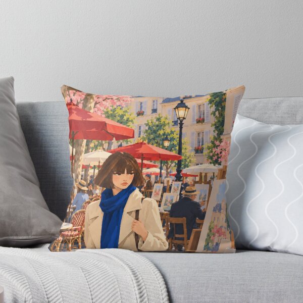 Item preview, Place du Tertre Travel Poster – Montmartre Paris  designed and sold by CARRAANN.