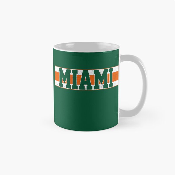 Item preview, Vintage Miami Three Stripes Distressed Canes Football designed and sold by RockTheFeal.