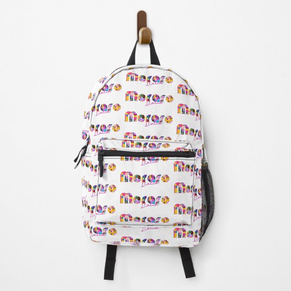 Item preview, Moraro, Gorizia, Italy, Italia, colorful typography design for travellers designed and sold by Wanderful-roads.