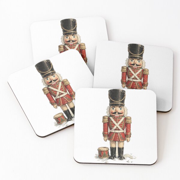 Item preview, The Nutcracker Vintage Portrait – Classic Christmas Soldier Distressed designed and sold by CozyCornerDesigns.