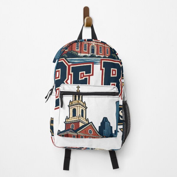Item preview, Be Brave Boston – Vintage Skyline & Old State House – Retro Collegiate Art Tee designed and sold by bobscraze.