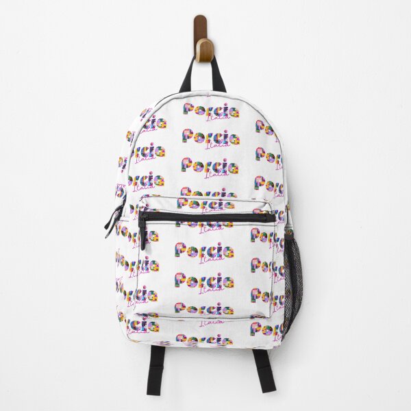 Item preview, Porcia, Pordenone, Italy, Italia, colorful typography design for travellers designed and sold by Wanderful-roads.