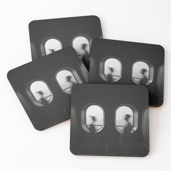 Item preview, Twin Cinema- Porthole windows with sillhouettes designed and sold by ConcreteCandy.
