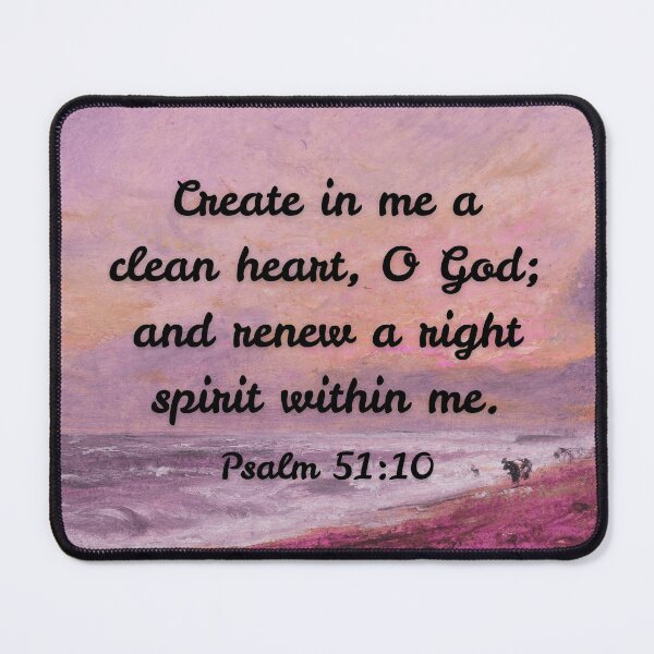 Item preview, Psalm 51:10 designed and sold by DeeFran Designs.