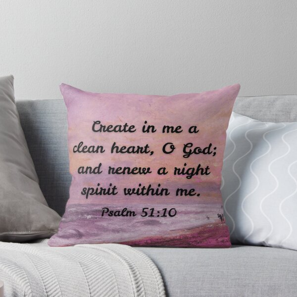 Item preview, Psalm 51:10 designed and sold by DeeFran Designs.