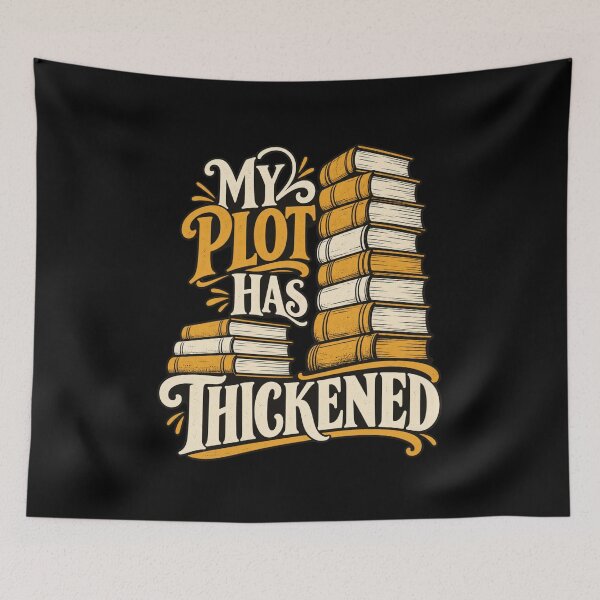 Item preview, Book Lover - My Plot Has Thickened designed and sold by Good Mood Foundry.