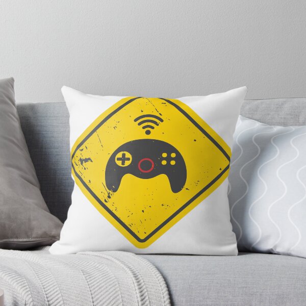 Item preview, Gamer Controller Warning Sign designed and sold by Artful-inks.