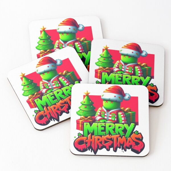 Item preview, Merry Christmas Festive Roblox Avatars Art 1 designed and sold by ARVI'S ART STUDIO.