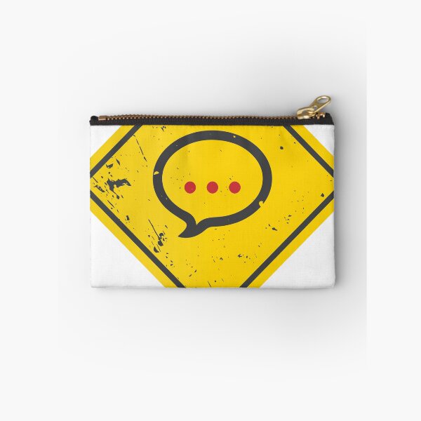Item preview, Chat Bubble Warning Sign designed and sold by Artful-inks.