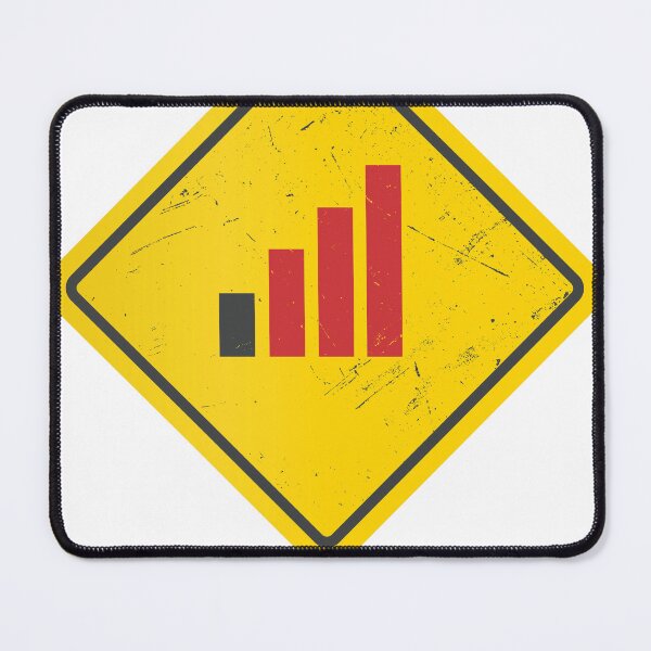 Item preview, Low Signal Warning Sign designed and sold by Artful-inks.