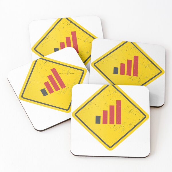 Item preview, Low Signal Warning Sign designed and sold by Artful-inks.