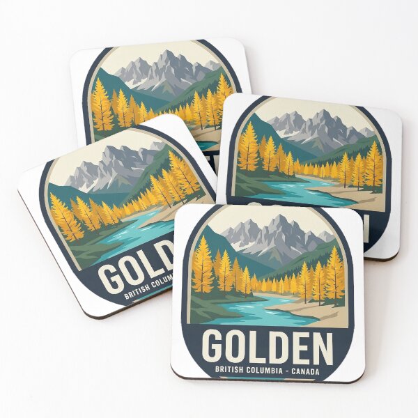 Item preview, Golden British Columbia Canada Larch Valley Oval Badge Sticker designed and sold by DetourDgn.