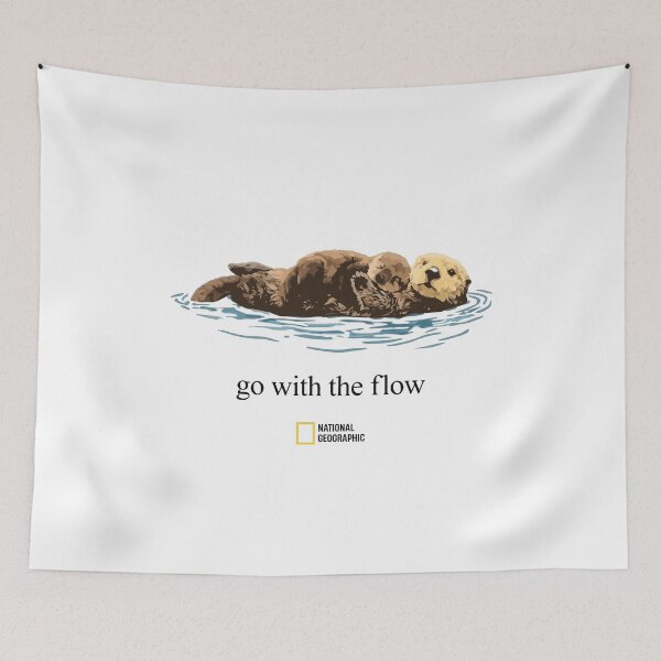 Item preview, Go With the Flow Sea Otter designed and sold by StormbornAther.