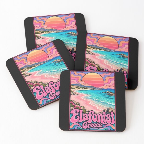 Item preview, Elafonisi Beach Crete Greece Travel Trippy designed and sold by TomFrontierArt.