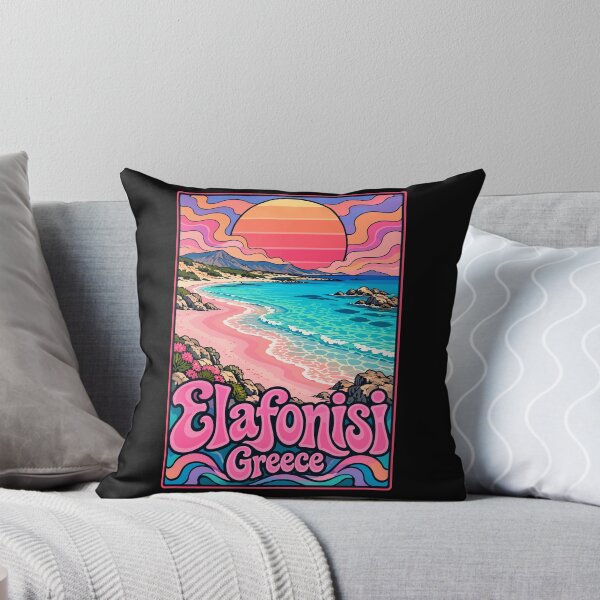 Item preview, Elafonisi Beach Crete Greece Travel Trippy designed and sold by TomFrontierArt.