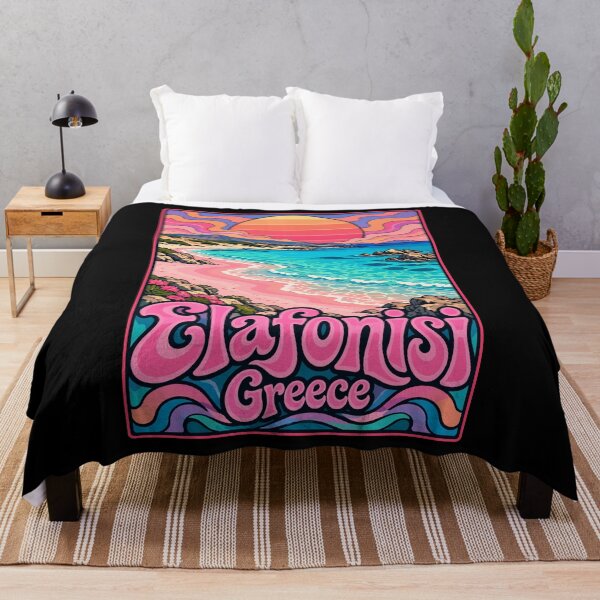 Item preview, Elafonisi Beach Crete Greece Travel Trippy designed and sold by TomFrontierArt.