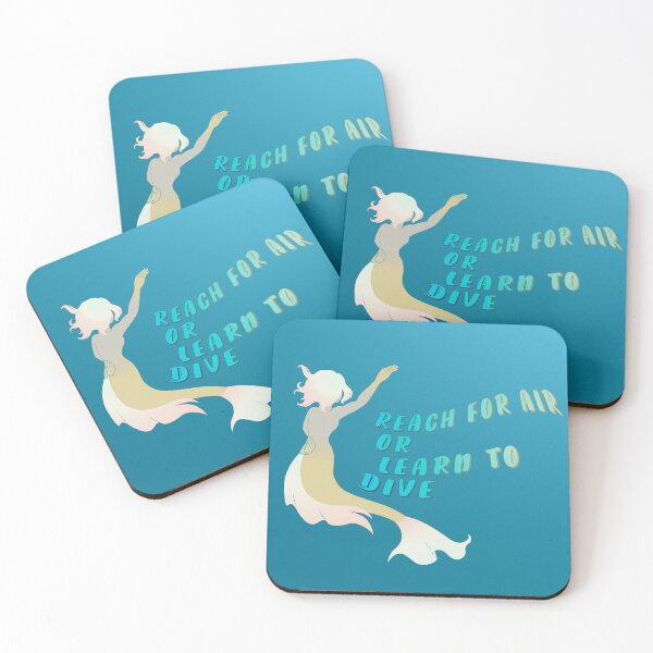 Item preview, Mermaid reach for air or learn to dive designed and sold by Juditangelo.