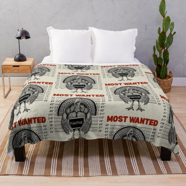 Item preview, Mugshot Turkey Hunting Season Thanksgiving Most Wanted Fugitive designed and sold by QuirkyGuacamole.