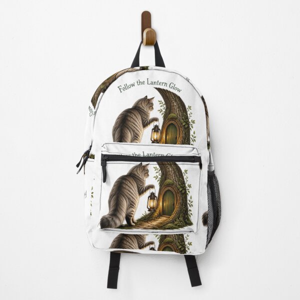 Item preview, Siberian Forest Cat with Lantern and Enchanted Door designed and sold by PurrBloom Studio.