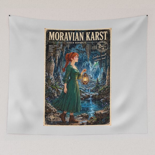 Item preview, Czech Republic — Moravian Karst — The Hidden Underground River designed and sold by DibujandoPorfa.