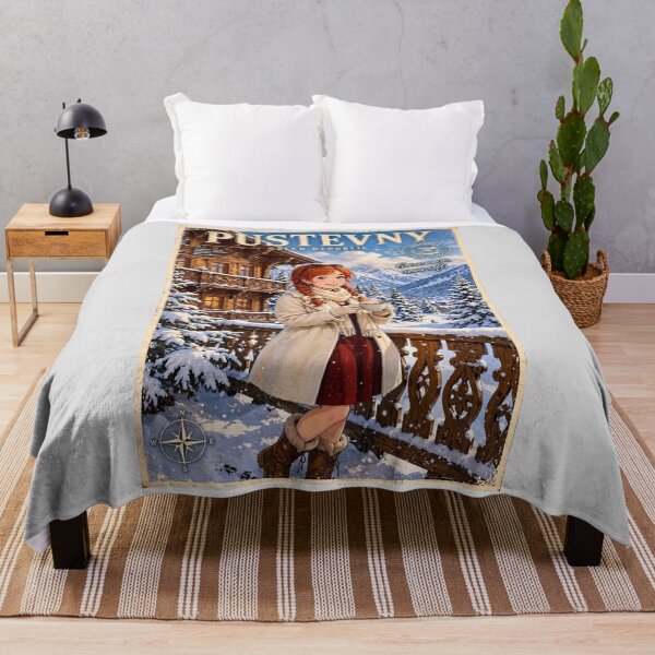 Item preview, Czech Republic — Pustevny — Hot Chocolate in a Snowy Mountain Village designed and sold by DibujandoPorfa.