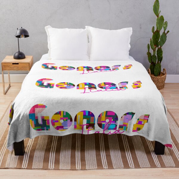Item preview, Gonars, Udine, Italy, Italia, colorful typography design for travellers designed and sold by Wanderful-roads.