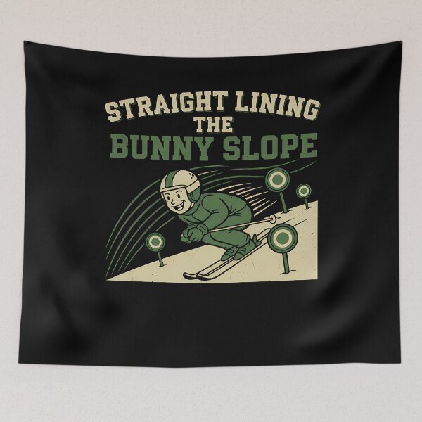 Item preview, Straight Lining the Bunny Slope Skiing Speed T designed and sold by GCFULLA.