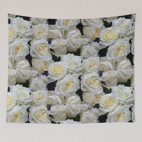 Item preview, Ukraine White Roses Bouquet Beautiful Botanical Photography Canvas designed and sold by Каленчук Арт.
