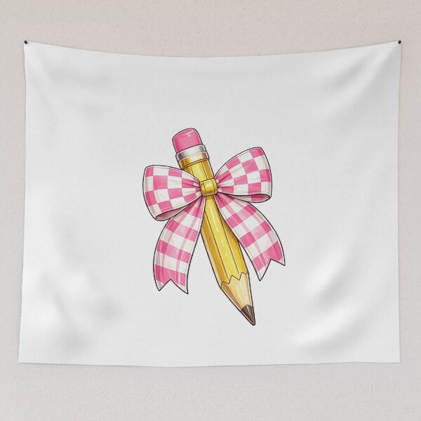 Item preview, Teacher Pencil Bow Back to School Coquette Gift designed and sold by Corvoria.