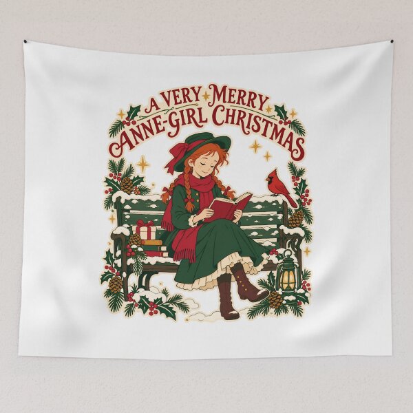 Item preview, Anne of Green Gables: A Bookish Christmas Bench designed and sold by Fenay Designs.