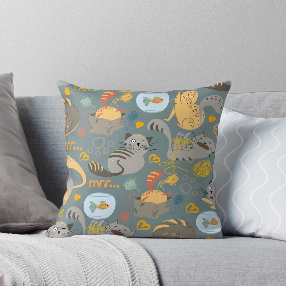 Item preview, Throw Pillow designed and sold by April Long Designs.
