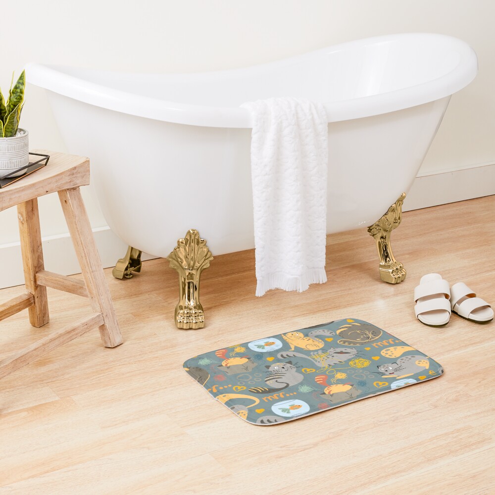 Item preview, Bath Mat designed and sold by April Long Designs.