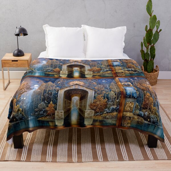 Item preview, Twilight Whispers Abstract Autumn Landscape designed and sold by Dream Mythos Studios.