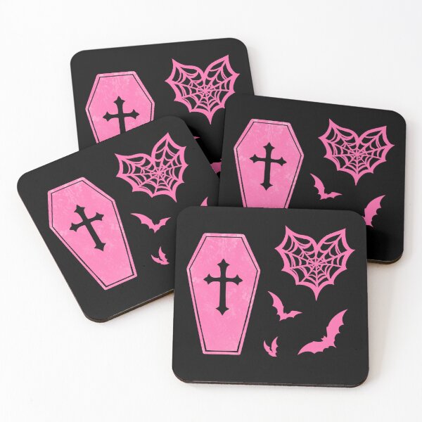 Item preview, Gothic Pink Halloween Set Horror Vibe designed and sold by HexRelic.