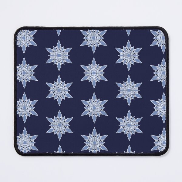Item preview, Geometric polygon snowflake with diamond crystal rays designed and sold by Asiyat.