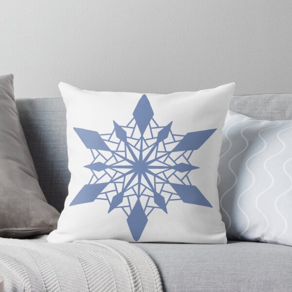 Item preview, Geometric polygon snowflake with diamond crystal rays designed and sold by Asiyat.