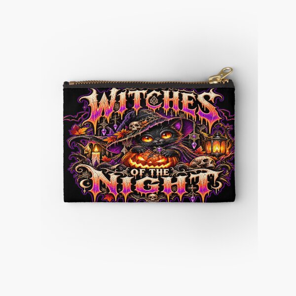 Item preview, Witches of the Night – Gothic Black Cat Hallo designed and sold by TheInkRaven.