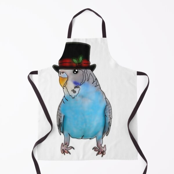 Item preview, Speedie the budgie in snowman hat- animalzinhats designed and sold by Ashley’sAnimalz.