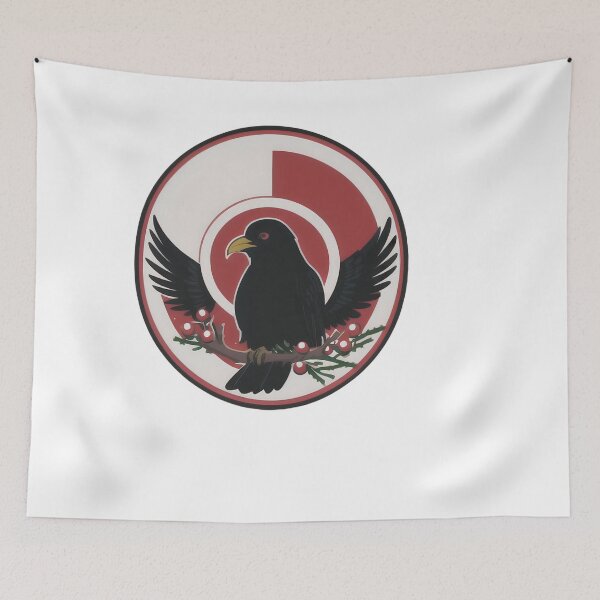 Item preview, Stylized Black Bird Christmas designed and sold by For-Cat Studio.