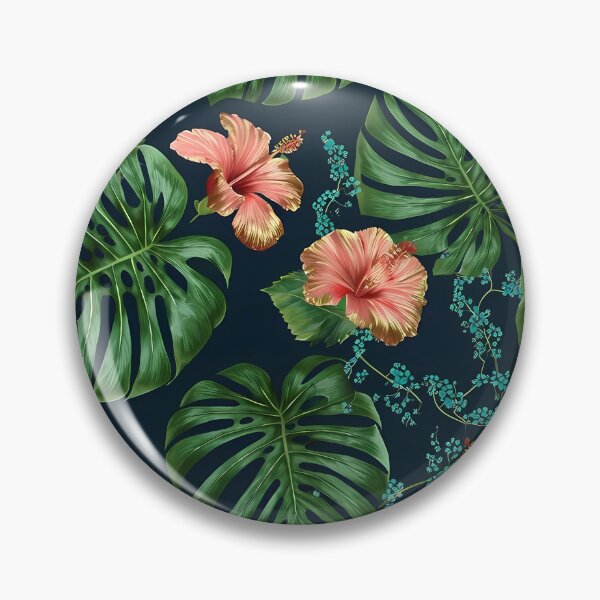 Item preview, Exotic Jungle Palm Leaf Botanical Seamless Pattern 02 designed and sold by The Design Asset Station.